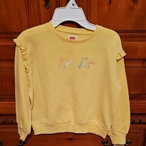 Levi's Pastel Logo Yellow Sweatshirt